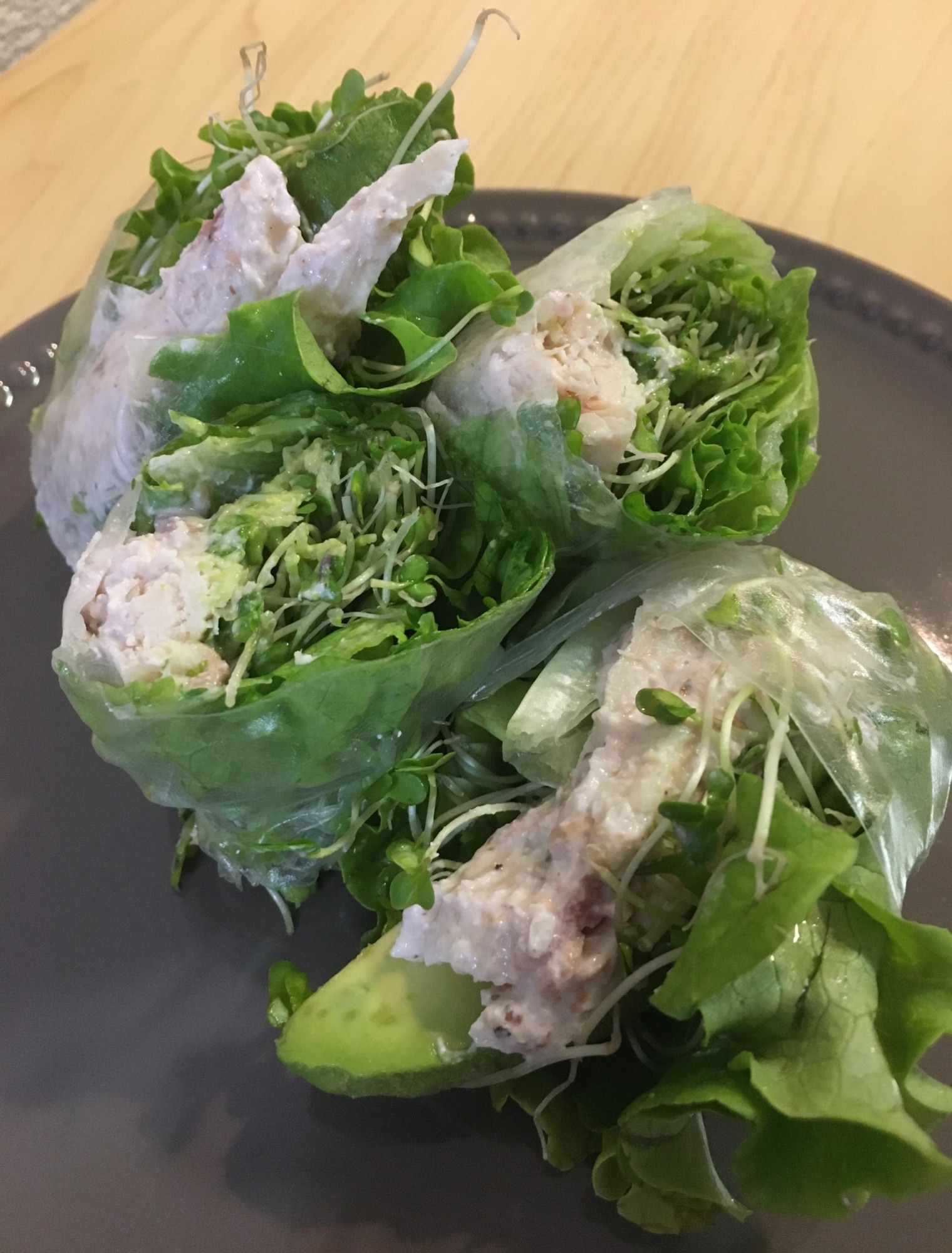 サラダチキンの生春巻き レシピ 作り方 By パン 楽天レシピ