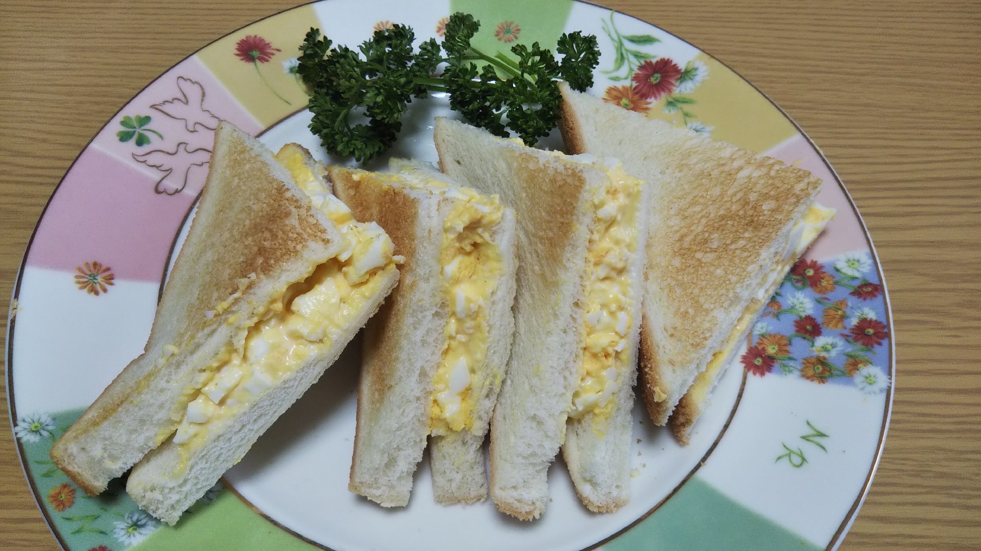 卵サンドトースト♪