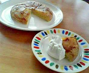 炊飯器で作る！りんごのケーキ
