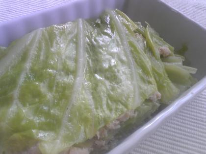 簡単に美味しく出来ました。キャベツがトロッと美味！ご馳走さまです♪