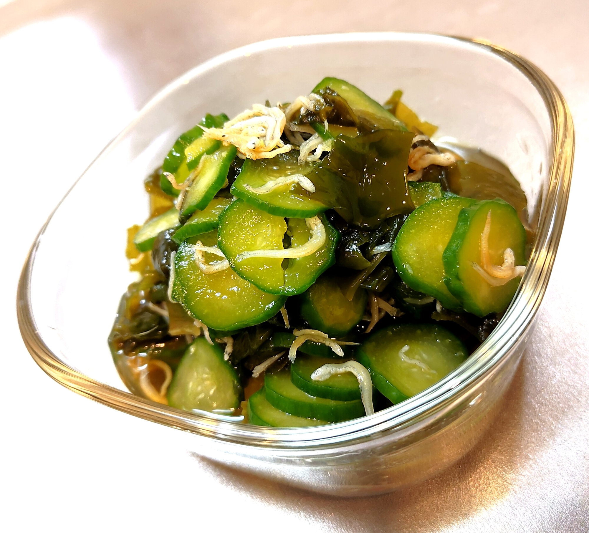 大量消費／キュウリとワカメの酢の物◆むくみ改善⑦