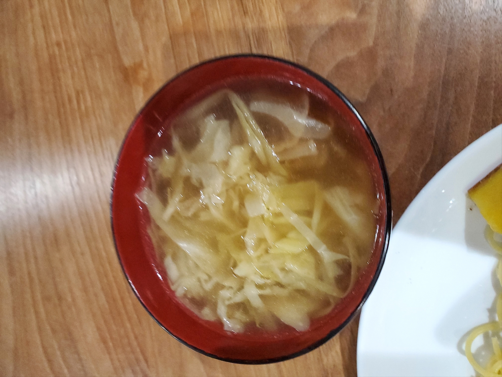 キャベツ、切干大根のスープ
