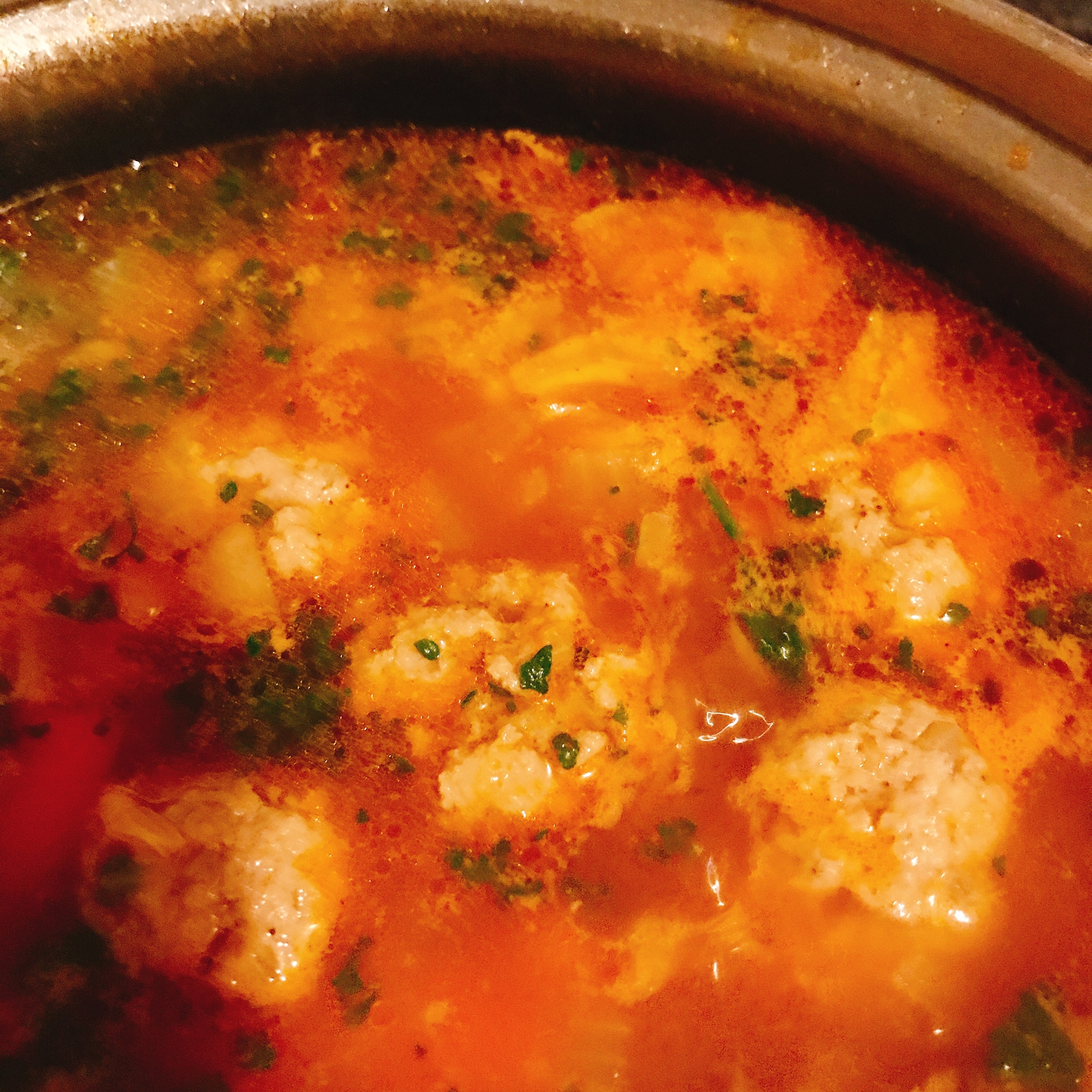 肉団子のトマトスープ煮