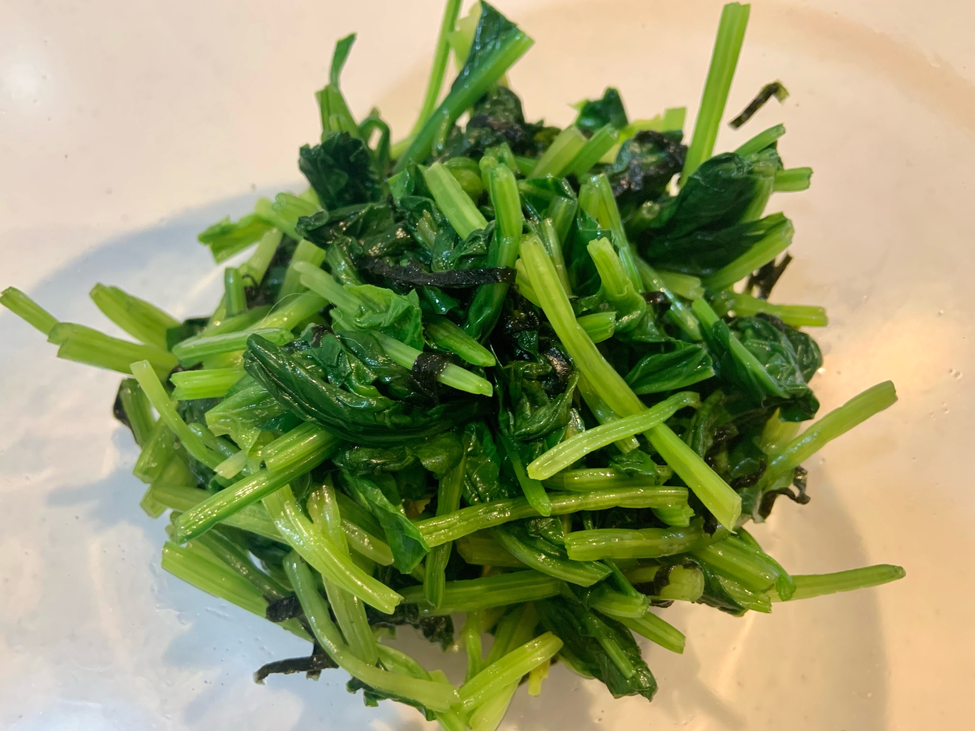 【レンジ】ほうれん草の海苔和え
