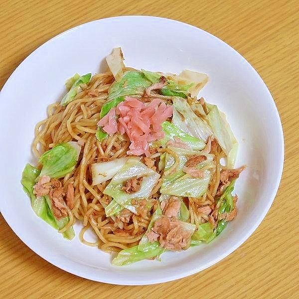 ツナ焼きそば☆ツナの缶詰でお手軽に