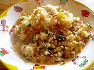 野沢菜チャーハン