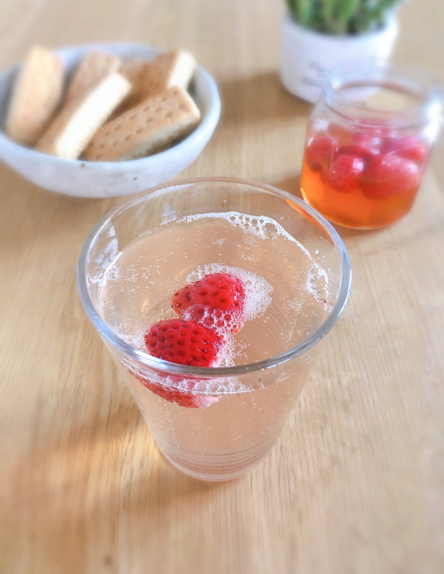 健康レシピ いちごの蜂蜜ビネガー漬け レシピ 作り方 By ヤスのり子 楽天レシピ