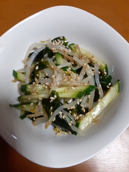 もやしときゅうりのナムル