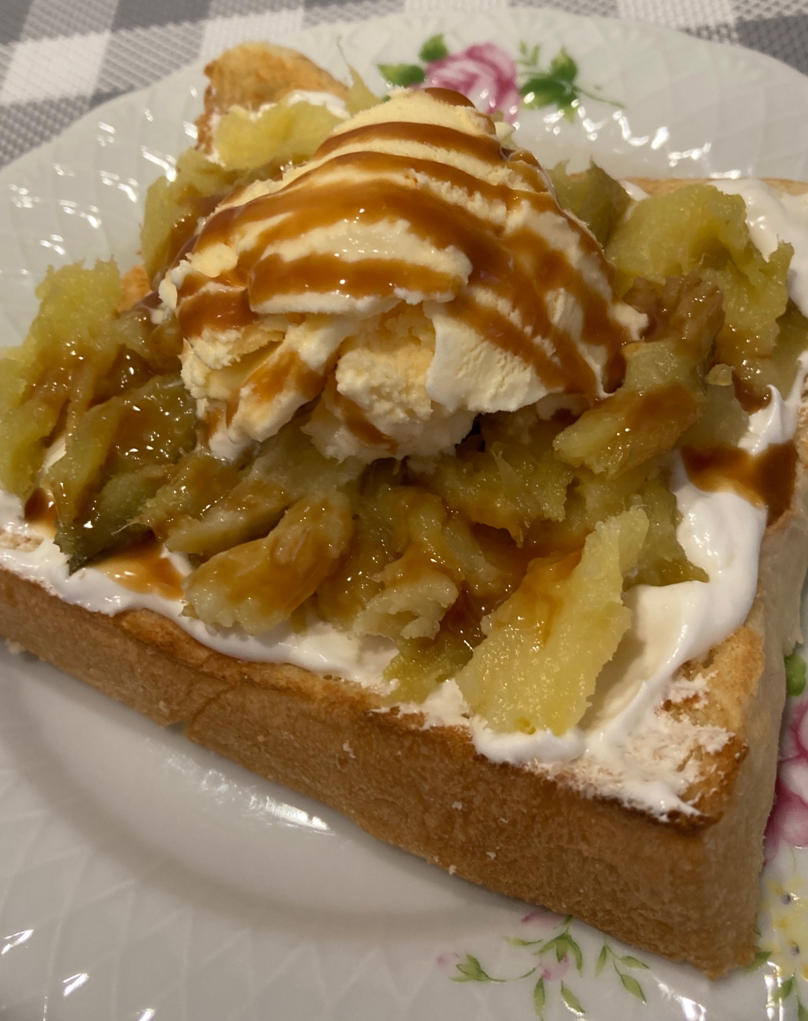 豪華☆焼き芋トースト♪