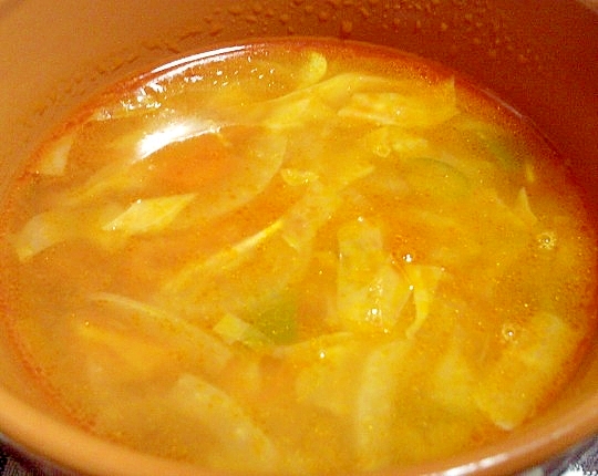 野菜たっぷりガスパチョ風トマトスープ