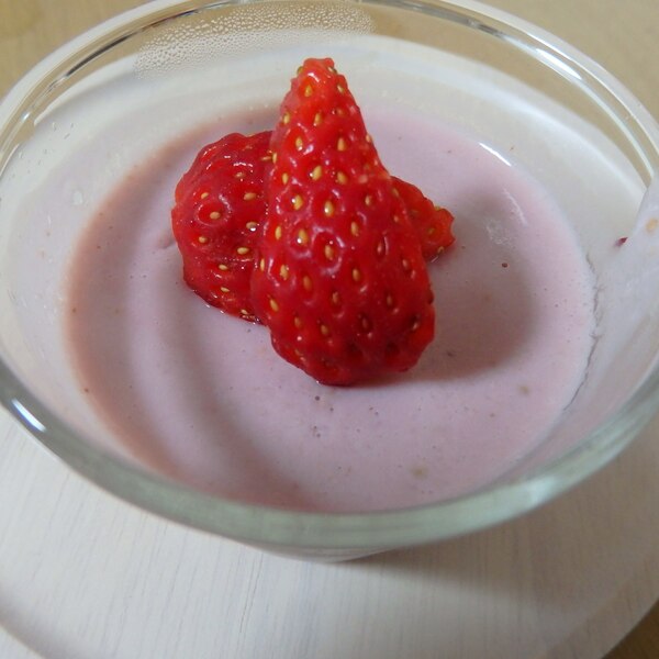 お豆腐でいちごのデザート いちごのおとうふムース レシピ 作り方 By 月のおと 楽天レシピ お豆腐でいちごのデザート いちごのおとうふムース レシピ 作り方 By 月のおと 楽天レシピ