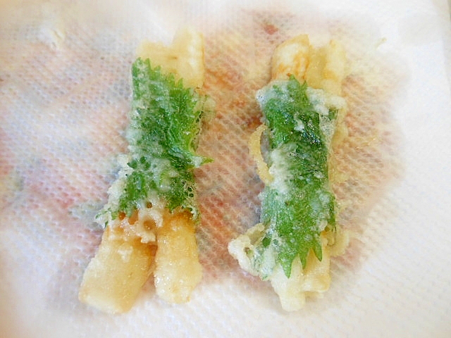 おつまみに 大葉巻ちくわの天ぷら レシピ 作り方 By アルプスの乙女 楽天レシピ