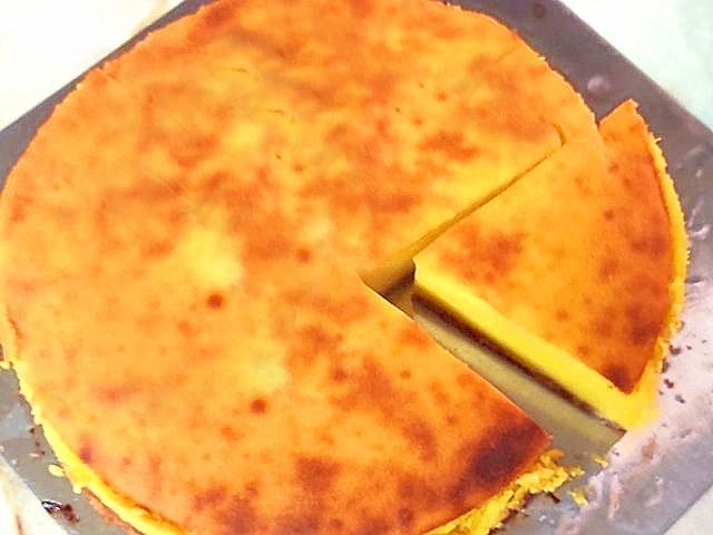 ミキサーで簡単!南瓜とヨーグルトのヘルシーケーキ♪