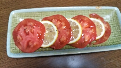 レモンとトマトの蜂蜜漬