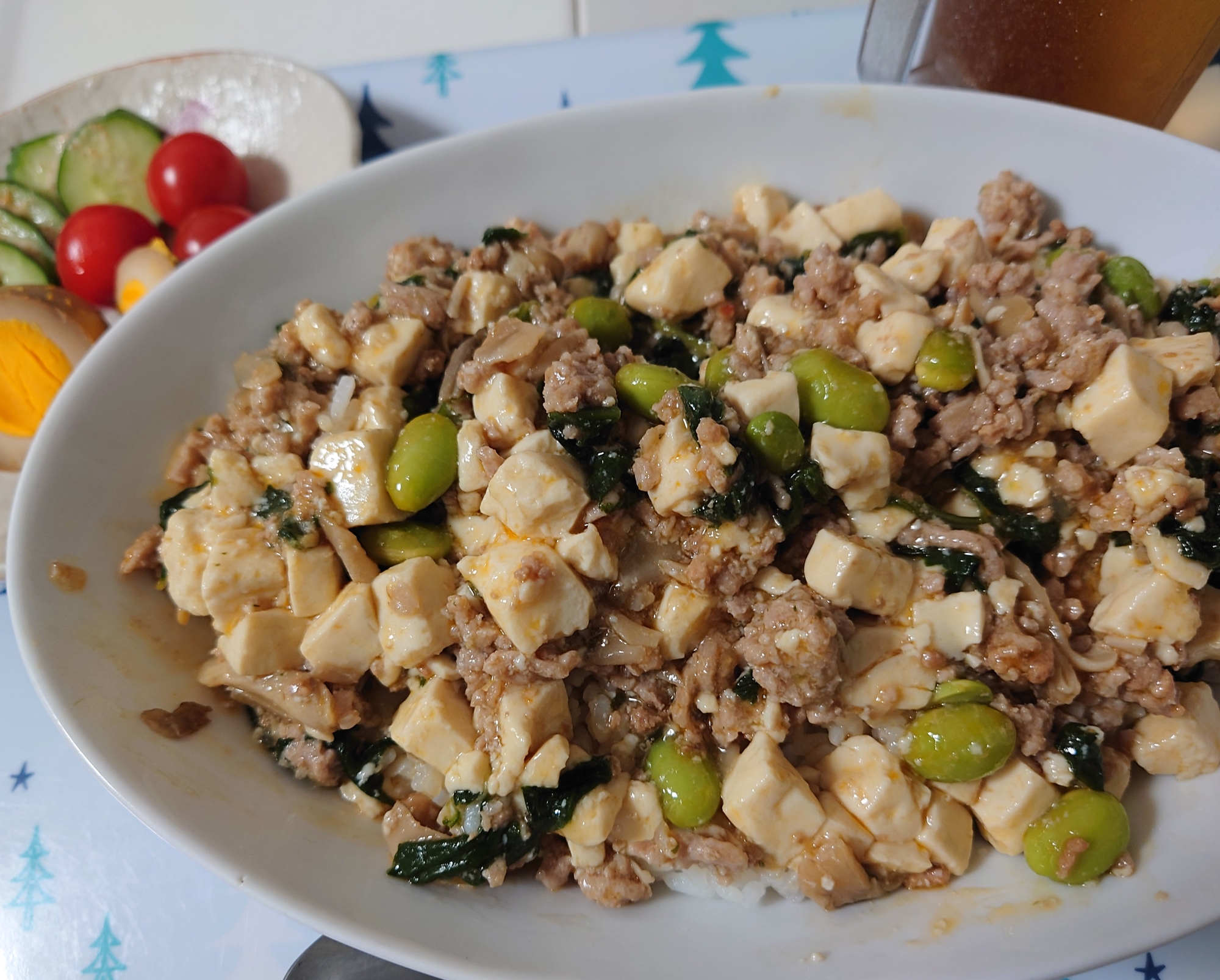 麻婆丼★麻婆豆腐の素で