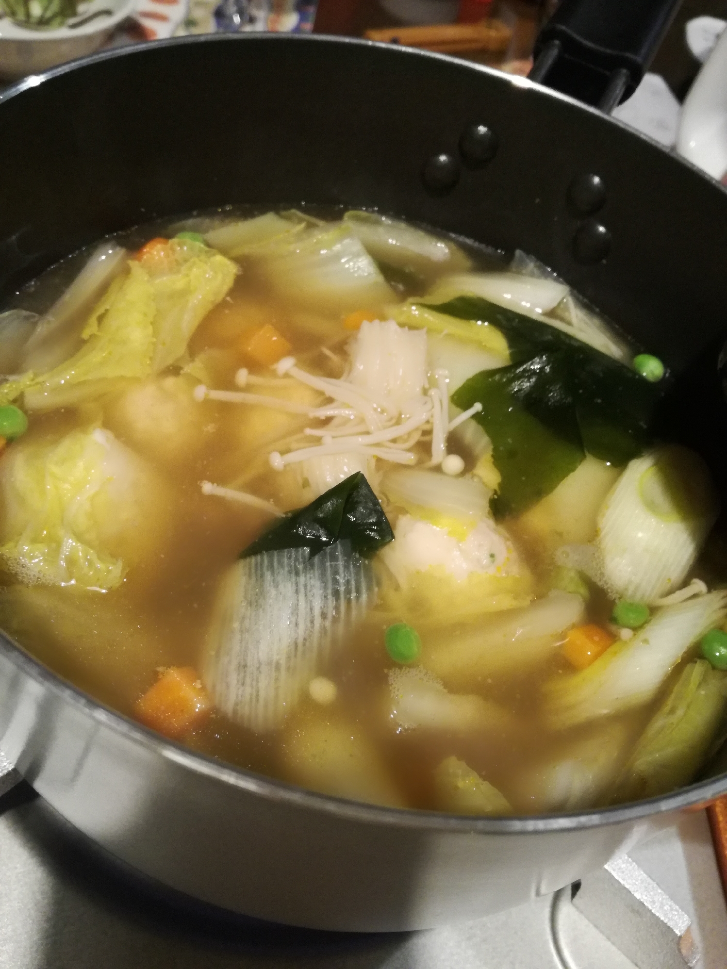 柚子こしょう香る鶏団子鍋♡