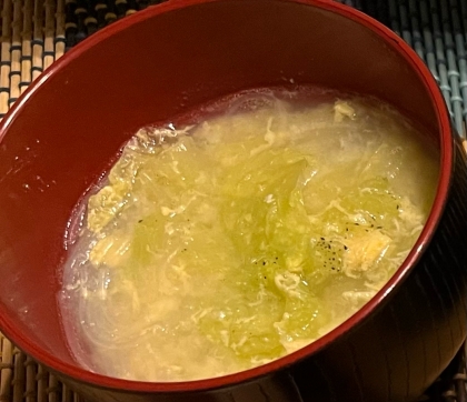 白菜と春雨のスープ