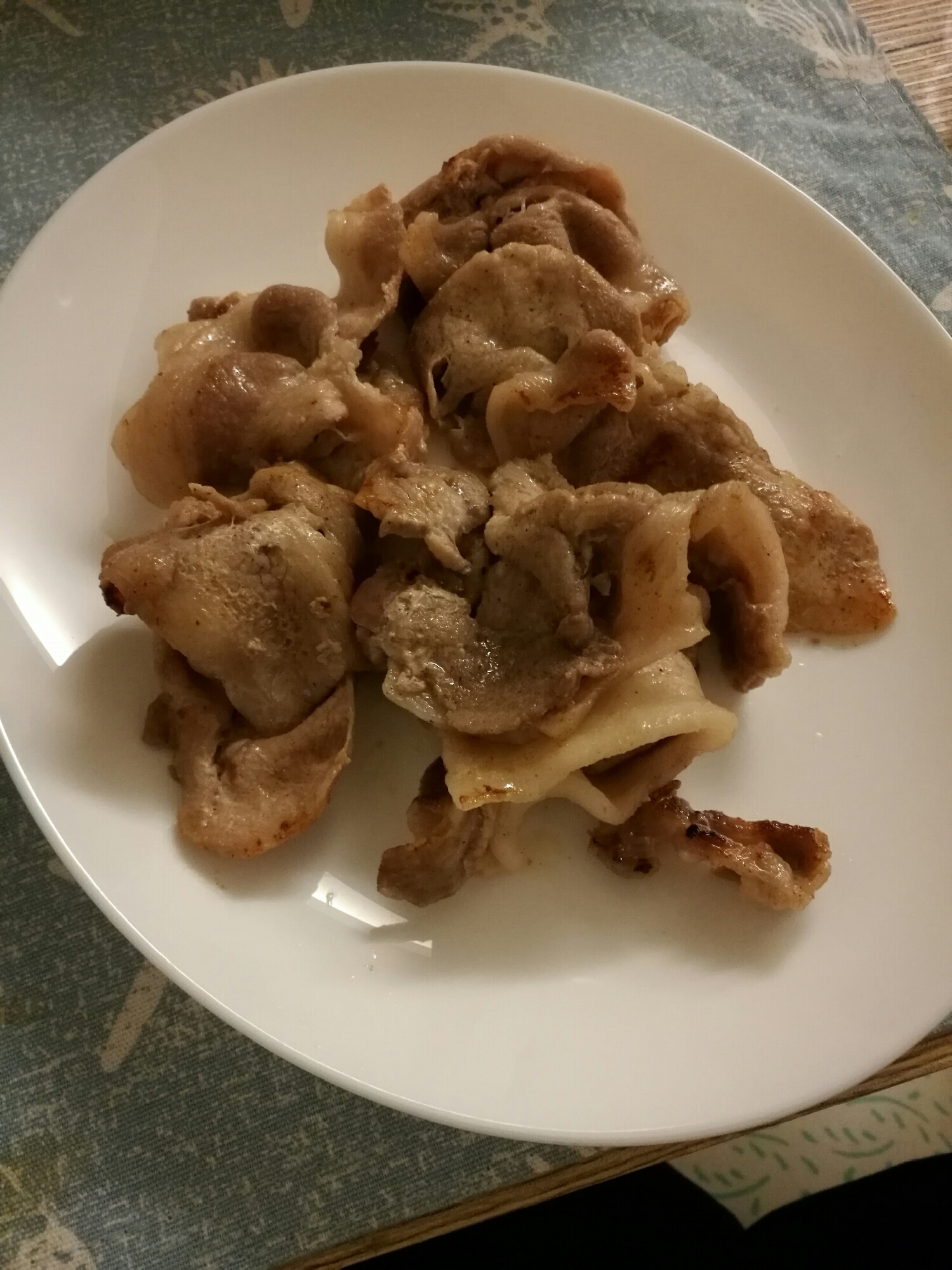 豚肉のにんにく胡椒焼き