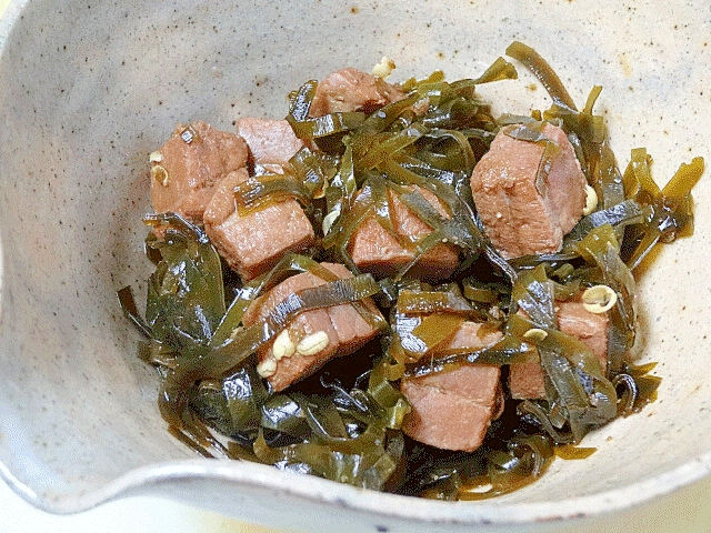 お惣菜☆　山椒風味｢マグロと昆布時雨煮｣