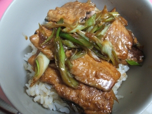 さんまの照り焼き丼