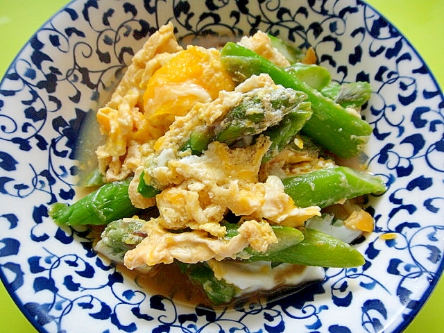 アスパラの卵とじ レシピ 作り方 By Mint74 楽天レシピ