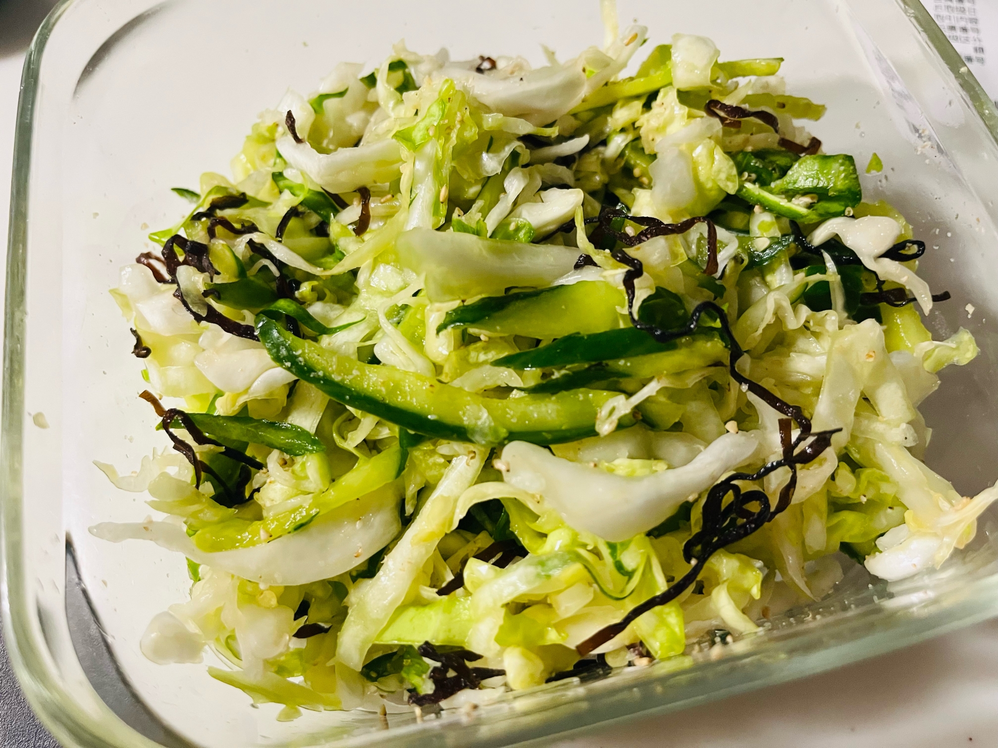 キャベツときゅうりの塩昆布ナムル