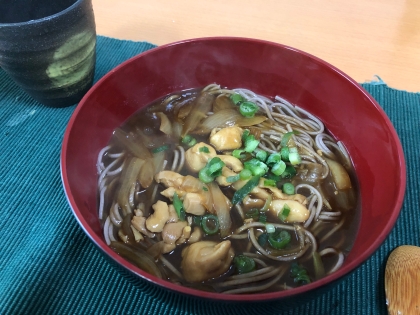 本格的な！お蕎麦屋さんのカレー南蛮蕎麦