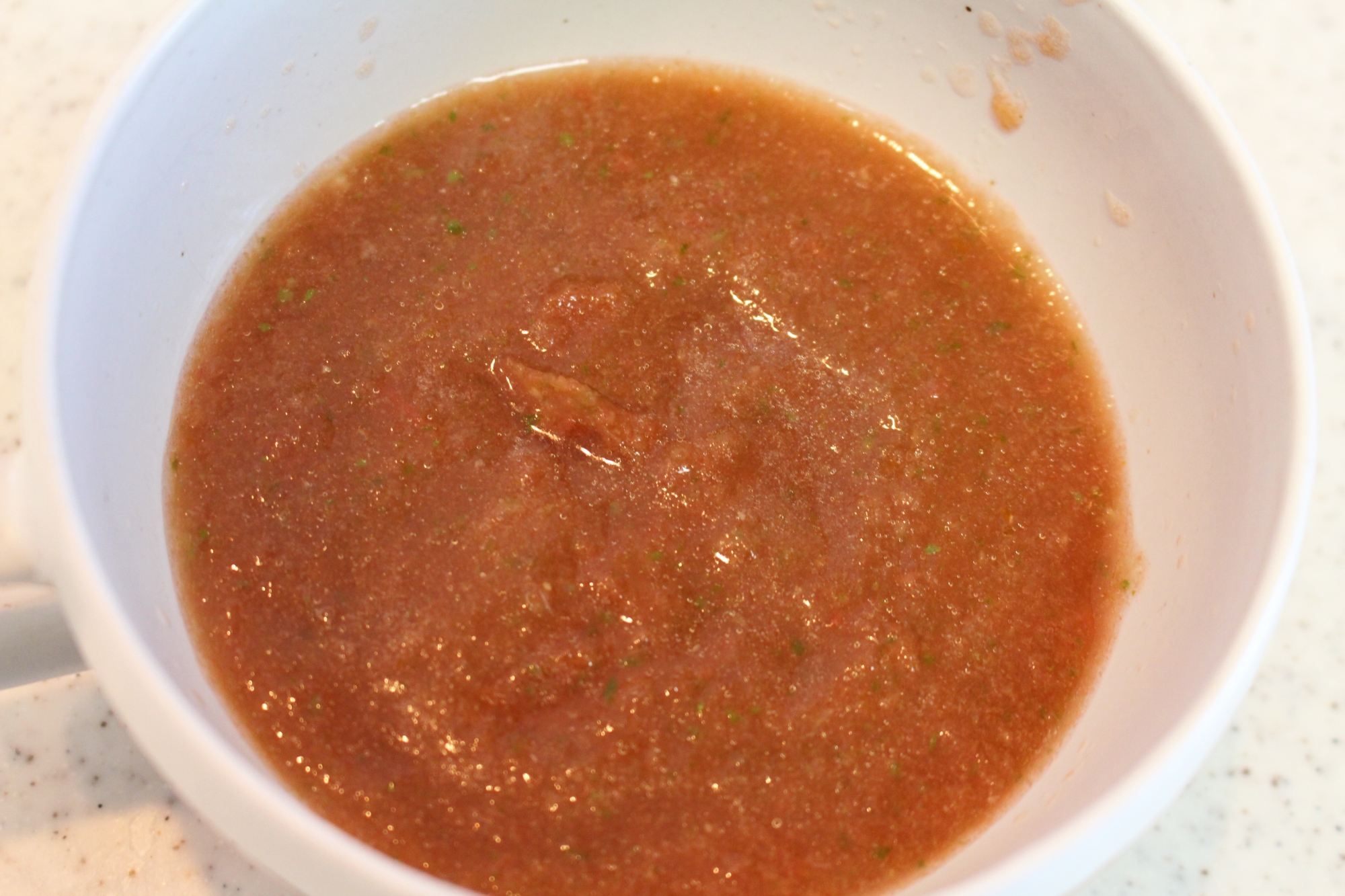 ガスパチョ風トマトの冷製スープ