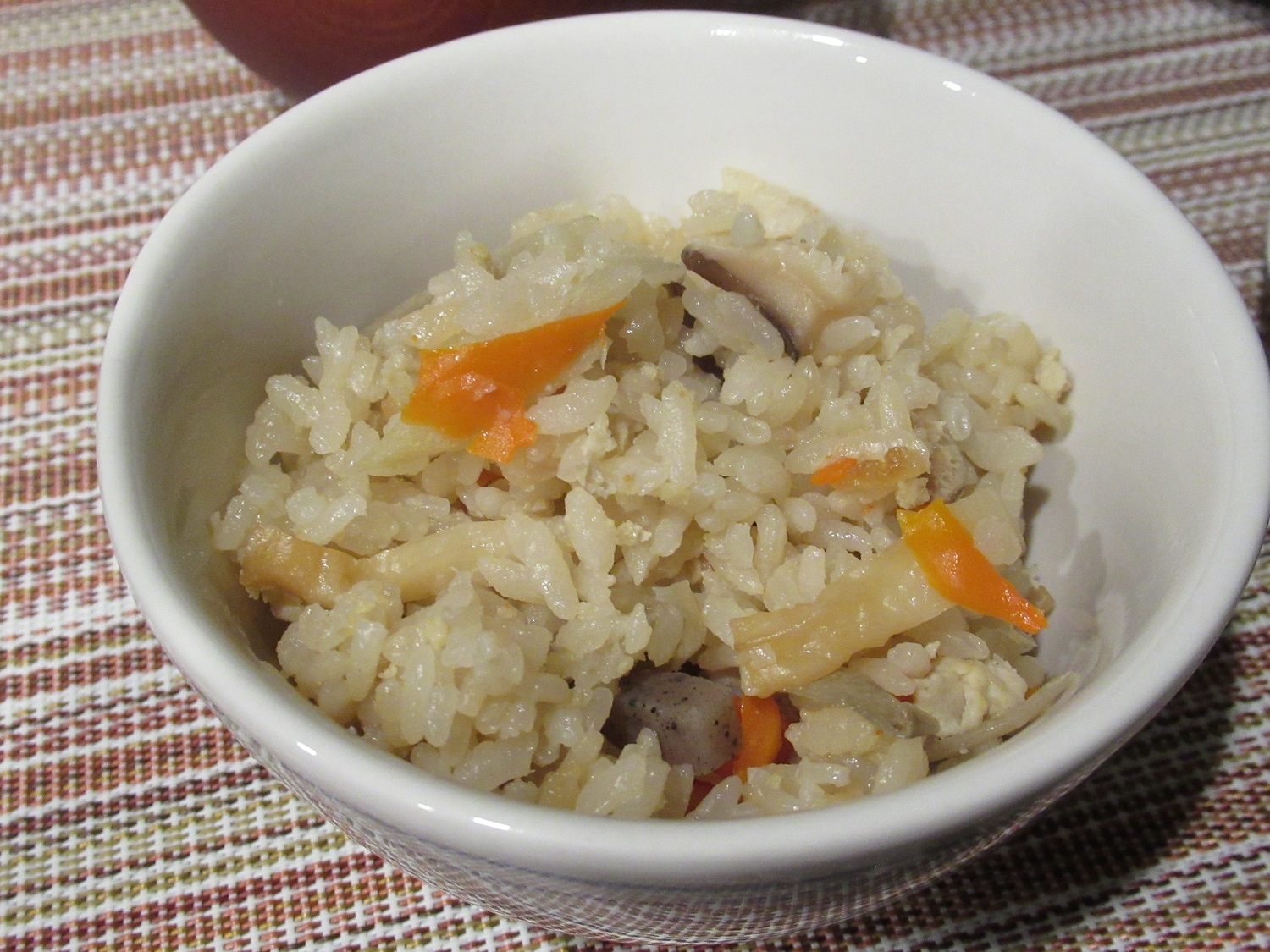 鶏ひき肉入り！鶏ごぼう炊き込みご飯