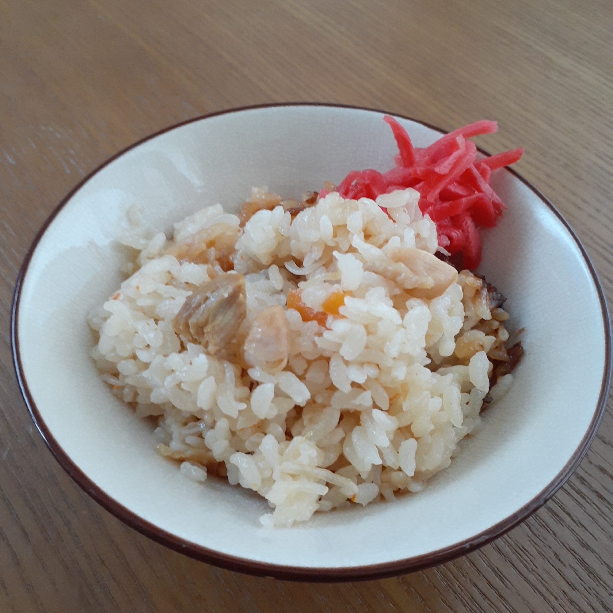 失敗なし！簡単！鶏とキノコのまぜご飯