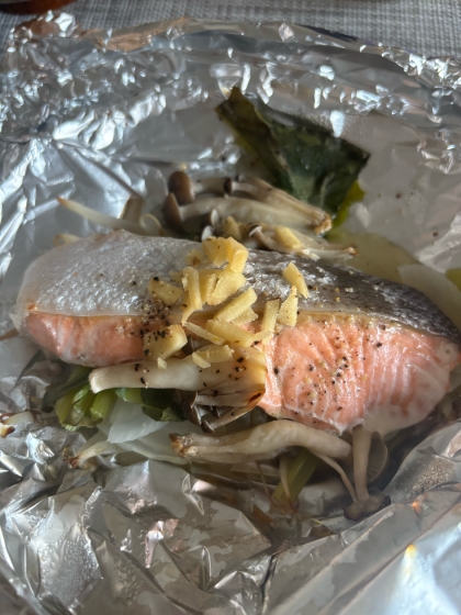 オーブンで☆鮭のホイル焼き