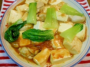 マーボー牡蠣豆腐