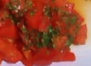 トマトとパセリのオリーブオイルサラダ