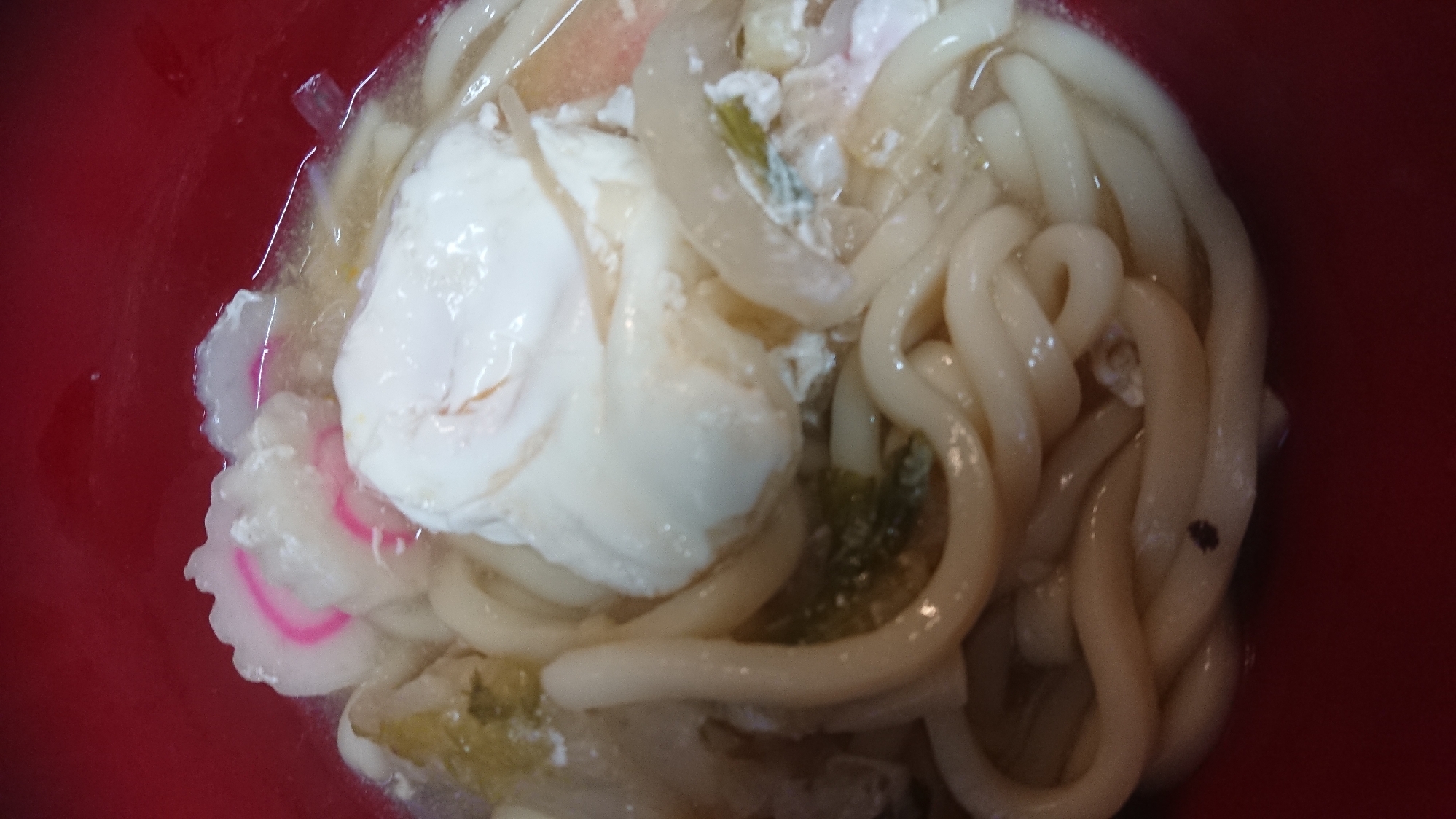 水菜とたまごうどん