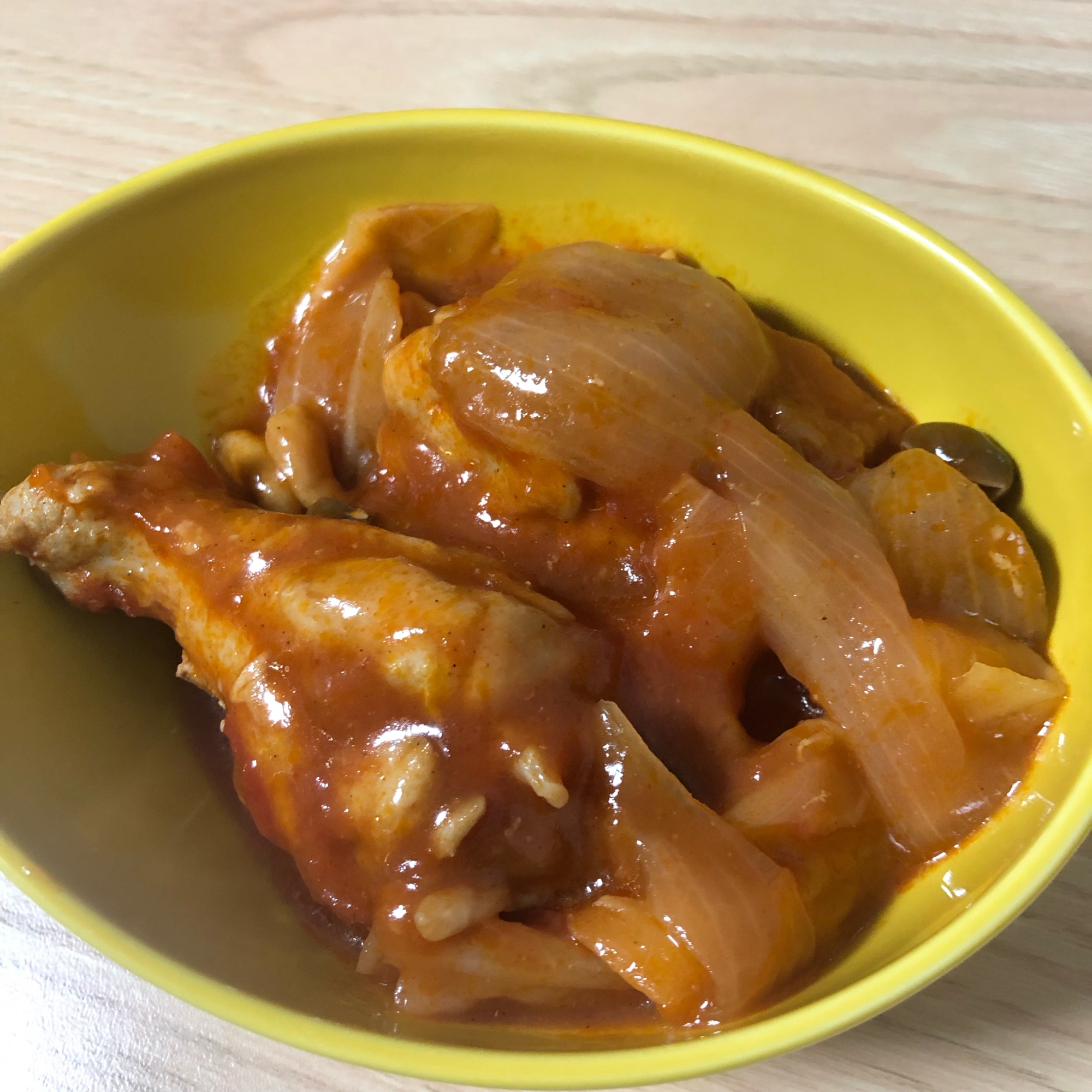 簡単*チキンのトマト煮