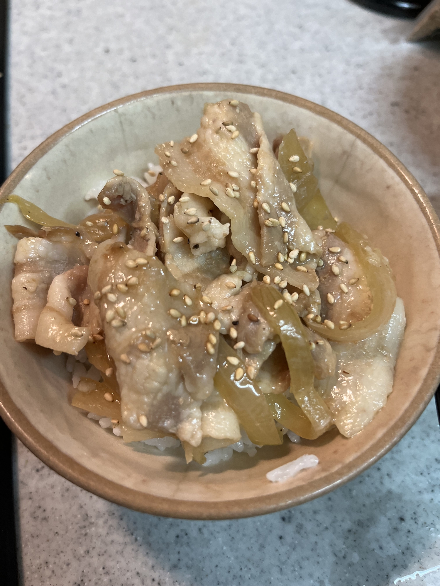 玉ねぎたっぷりやみつき豚丼！！