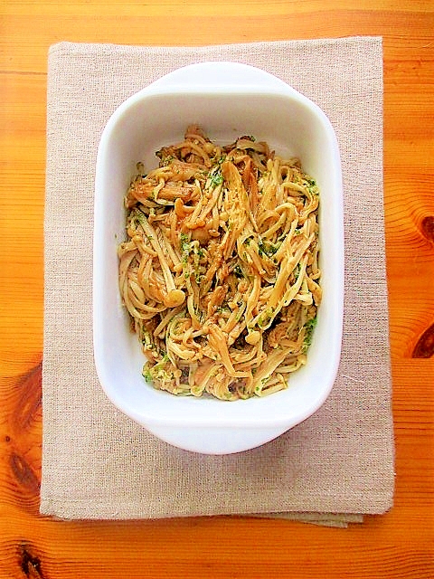 作り置きおかず♪えのきのソース炒め