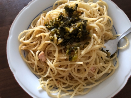 明太子高菜パスタ