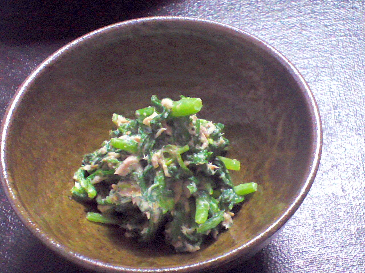 辛子が隠し味 春菊とツナのマヨ胡麻和え レシピ 作り方 By Fukuwajutu 楽天レシピ