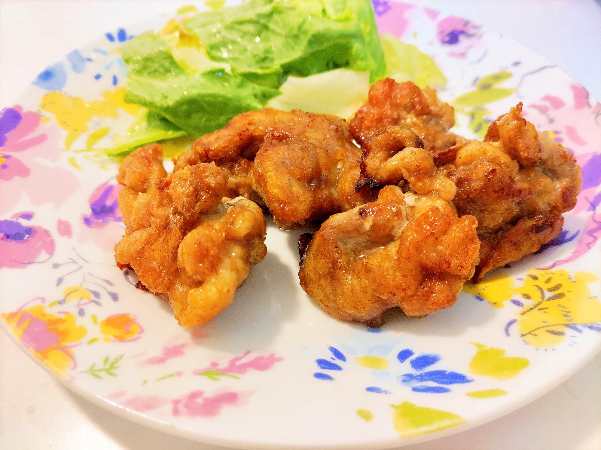 豚肉のカレー竜田揚げ