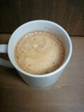 バリスタで作りました☆
ホワイトチョコIN、シナモンソイコーヒー美味しかったです♪
ごちそうさまでした＾＾