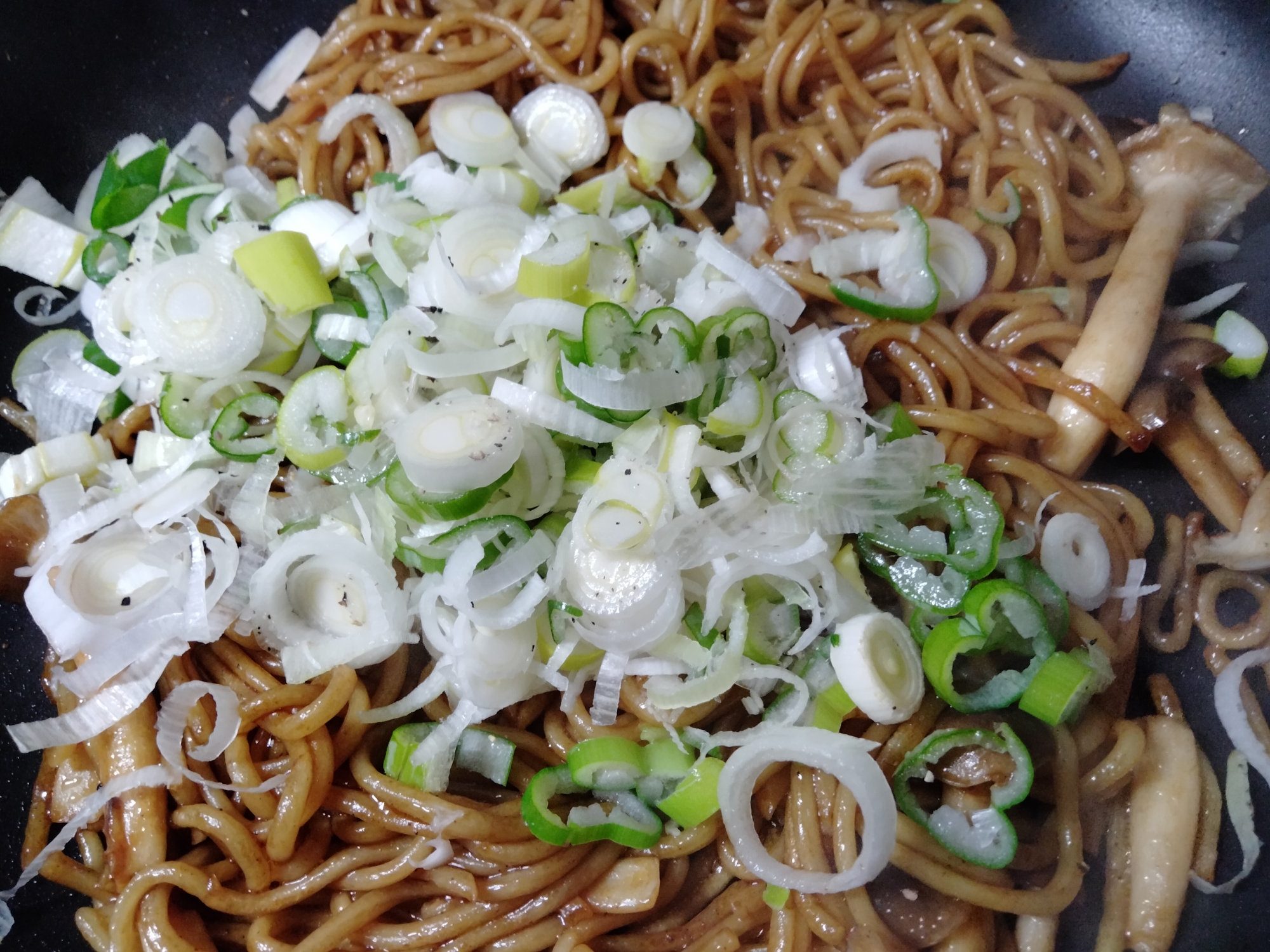 長ネギいっぱいソース焼きそば