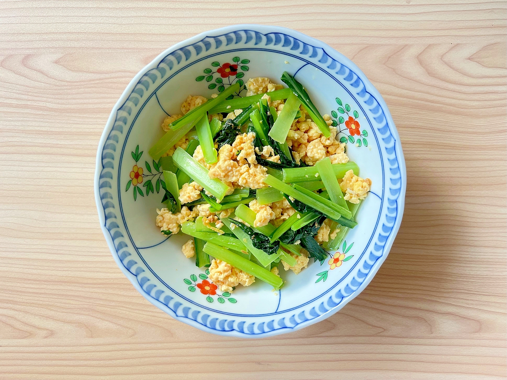 シンプル！小松菜と卵の中華炒め