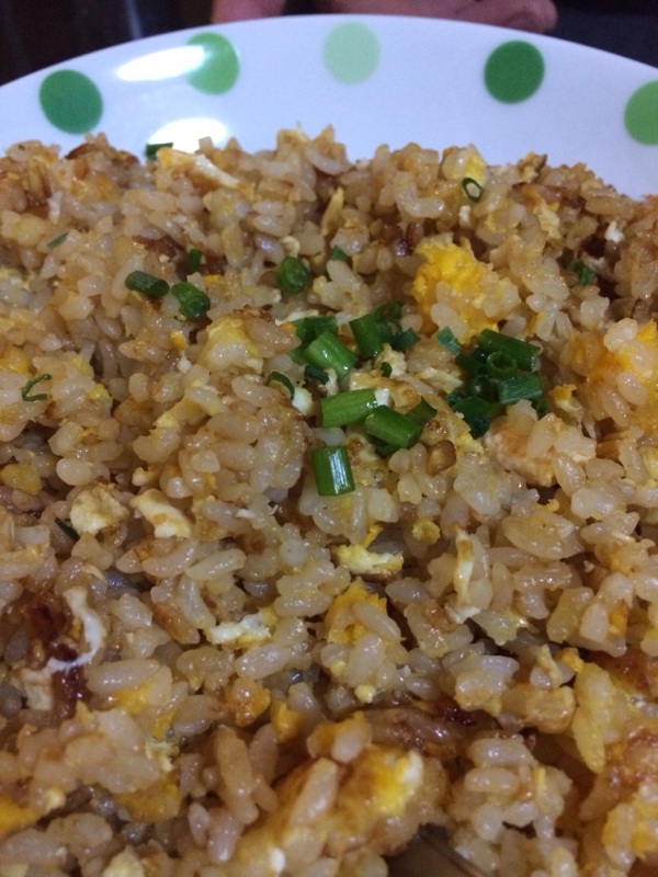 焦がし醤油の卵チャーハン