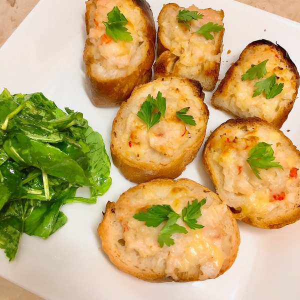 海老パン 2 オーブントースターで レシピ 作り方 By さくすず 楽天レシピ 海老パン 2 オーブントースターで レシピ 作り方 By さくすず 楽天レシピ