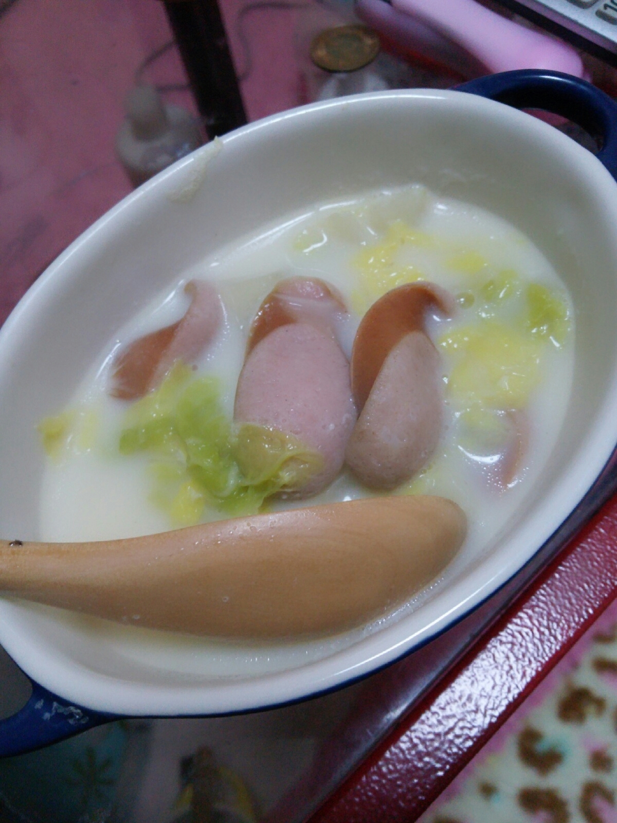 白菜とウインナーのミルクスープ レシピ 作り方 By あんにゃ2213 楽天レシピ 白菜とウインナーのミルクスープ レシピ 作り方 By あんにゃ2213 楽天レシピ