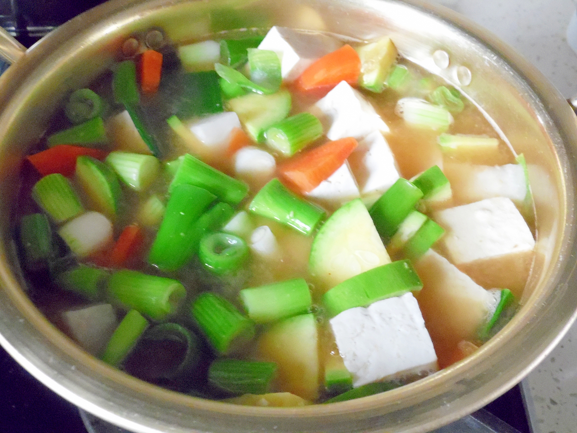 野菜と豆腐の鍋