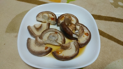 電子レンジで簡単シイタケのポン酢和え レシピ 作り方 By Kas 1 楽天レシピ