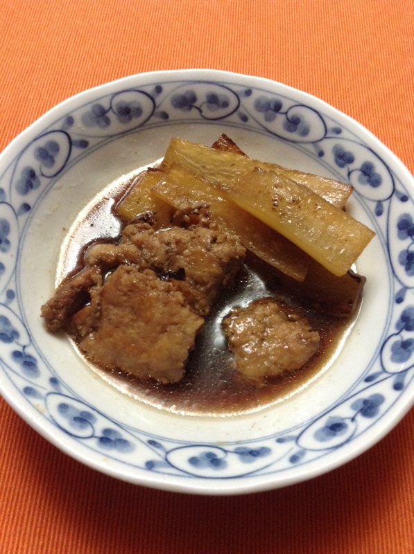 ご飯がすすむ!!!大根と肉団子の甘辛煮