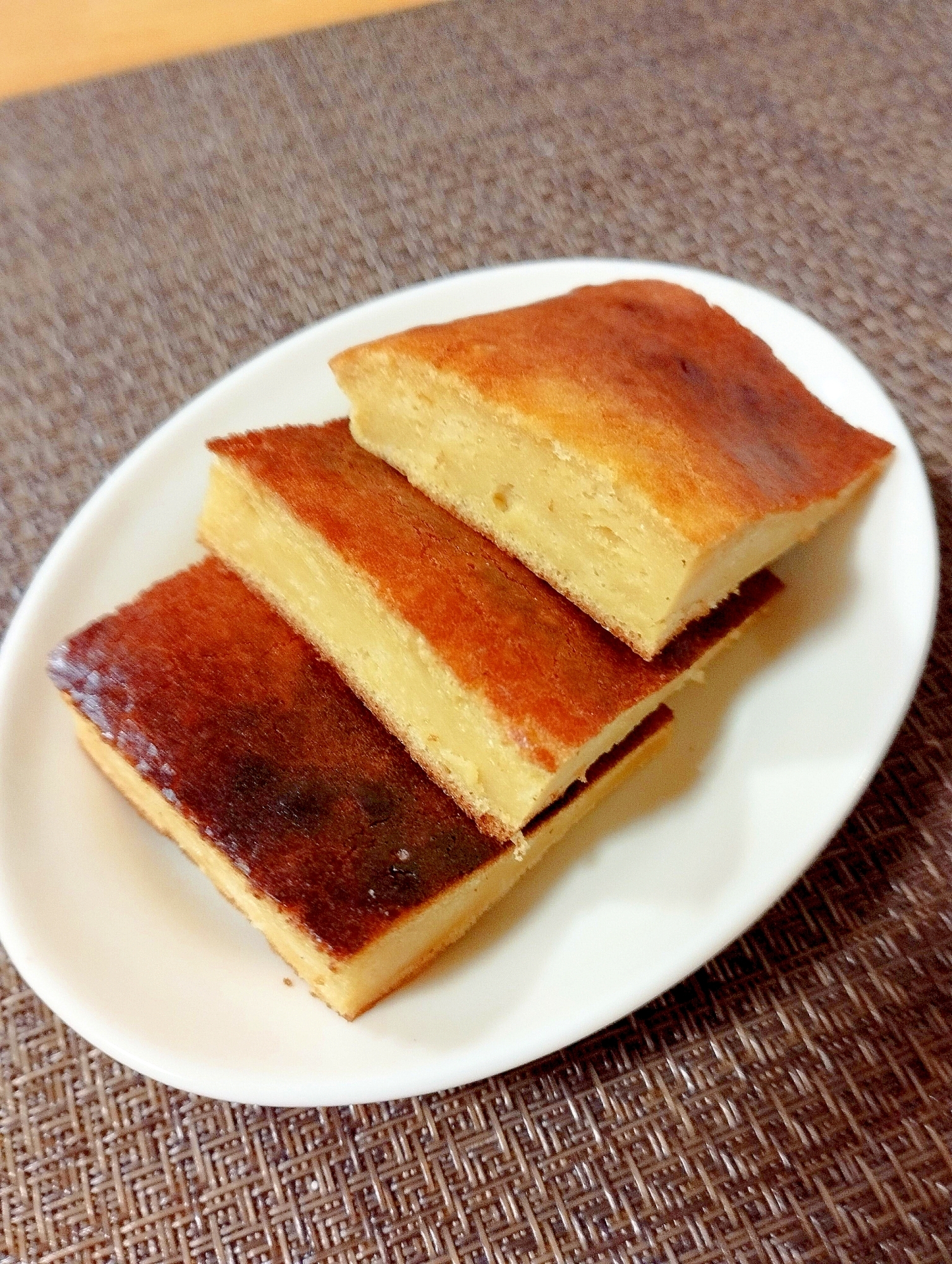 伊達巻のかわりに作った卵多めのパンケーキ